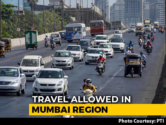 Maharashtra Allows Inter-District Movement In Mumbai Metropolitan Region