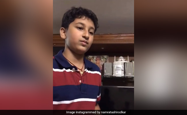 When Namrata Shirodkar's Son Gautham Played A Game That Started As Dumb Charades And Ended As...