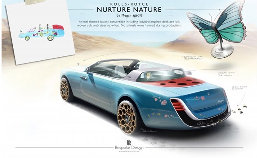 Here's A Rolls-Royce Convertible That Was Designed By An 8-Year Old