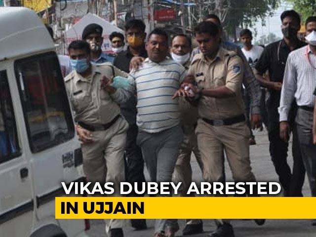 UP Gangster Vikas Dubey, Wanted In Killing Of 8 Cops, Arrested In Madhya Pradesh