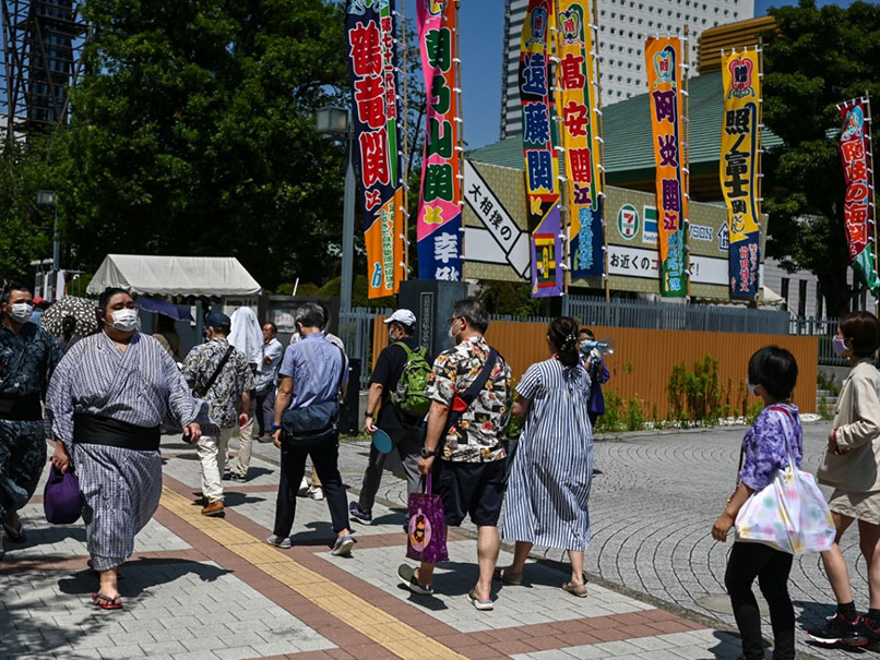 Sumo Resumes In Front Of Fans Despite Rise In Japan Coronavirus Infections