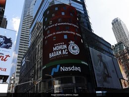On Mohun Bagan Day, NASDAQ's Times Square Tribute To Kolkata Club On Mohun Bagan Day, NASDAQ's Times Square Tribute To Kolkata Club