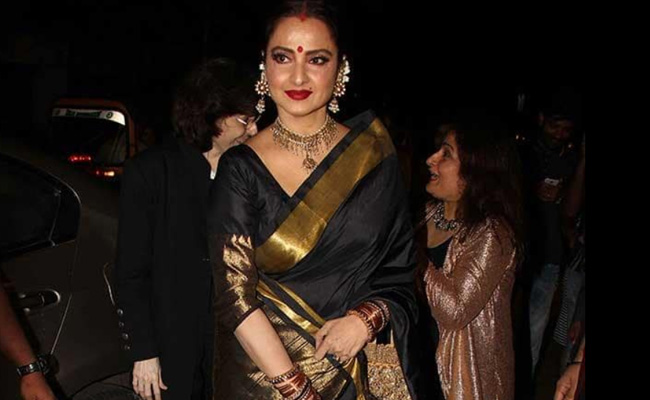 Actress Rekha's Bungalow Sealed By BMC After Security Guard Tests Positive For COVID-19
