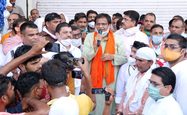 Newly-Appointed Haryana BJP Chief OP Dhankar Takes Charge