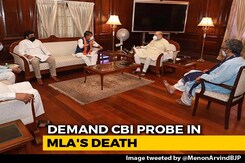 BJP Leaders Meet Amit Shah, Seek CBI Probe In Bengal MLA's Death BJP Leaders Meet Amit Shah, Seek CBI Probe In Bengal MLA's Death