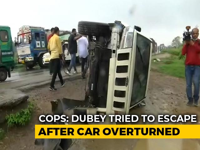 Gangster Vikas Dubey Killed, Was Trying To Escape After Accident: Cops