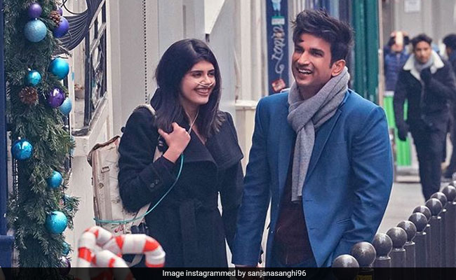 On <I>Dil Bechara</I> Day, Sushant Singh Rajput's Co-Star Sanjana Sanghi Writes About "The Only Silver Lining Amidst Dark Clouds"