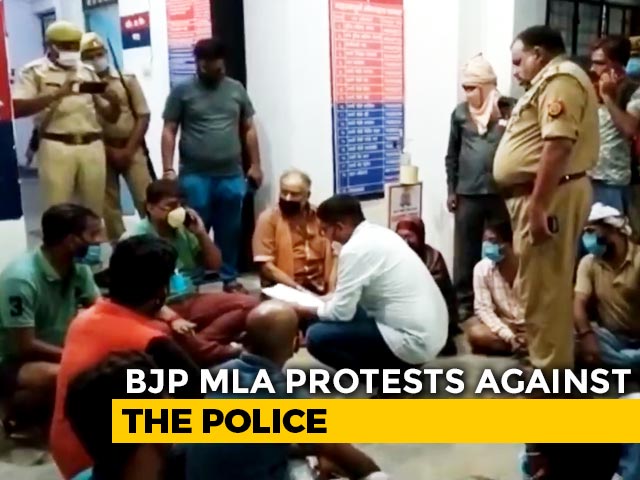 "Negligent": UP BJP MLA Holds Overnight Protest Outside Police Station