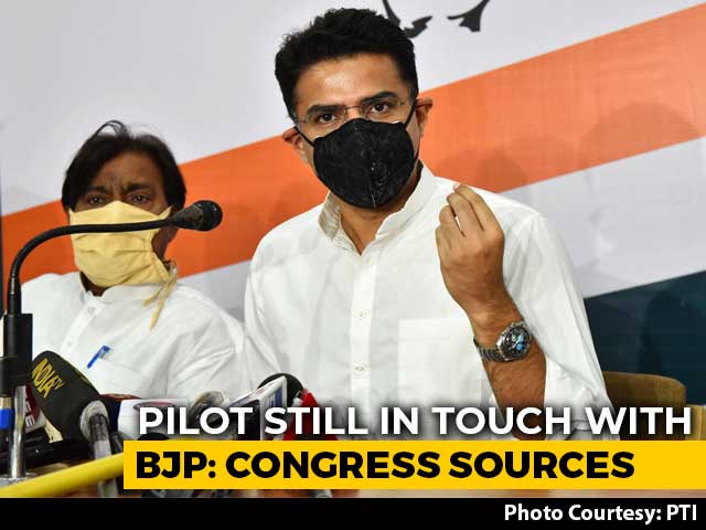 Sachin Pilot Not In Touch With Gandhis, Talking To BJP: Congress Sources