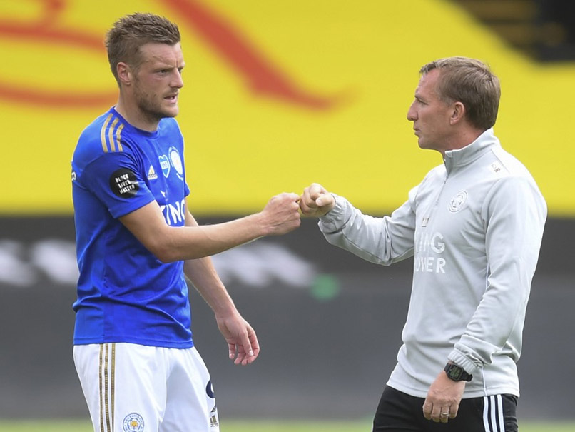 Brendan Rodgers Has Faith In Jamie Vardy Despite Goal Drought