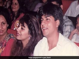 Gauri's Reaction To A Throwback Pic Of Herself And Shah Rukh Khan Shared By Fan Club Gauri's Reaction To A Throwback Pic Of Herself And Shah Rukh Khan Shared By Fan Club