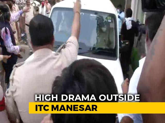 At Camp Pilot In Manesar Near Delhi, Haryana Cops Stop Rajasthan Cops