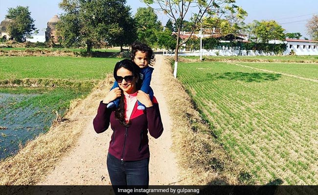 Gul Panag Recalls The Time When "Carrying Son Nihal On Her Shoulders Was No Biggie"