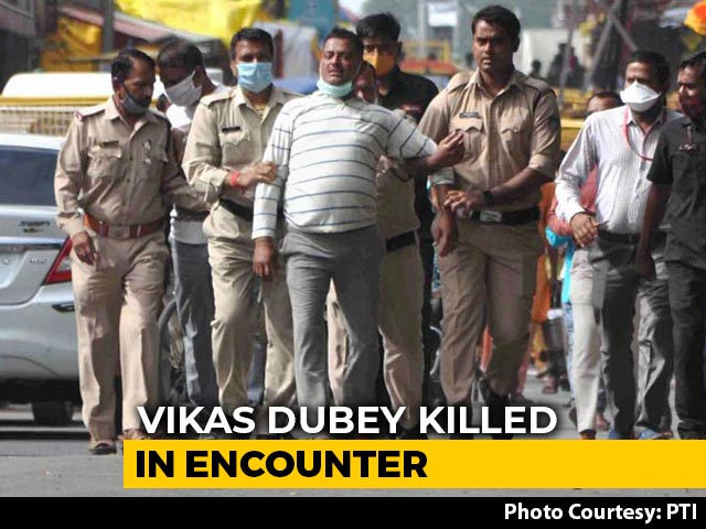 Gangster Vikas Dubey Killed In Encounter While Being Taken To Kanpur