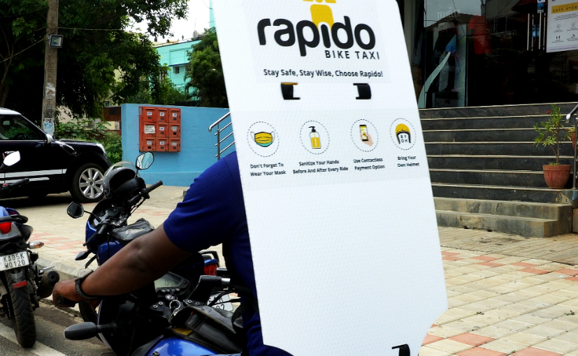Bike Taxi Company Rapido Introduces Back Shields For Users' Safety