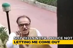 Not Being Allowed Out, Says "Not Arrested" J&K Politician Saifuddin Soz Not Being Allowed Out, Says "Not Arrested" J&K Politician Saifuddin Soz