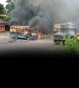 ছাত্রীর মৃত্যুকে কেন্দ্র করে উত্তপ্ত চোপরা, ভাঙচুর, অগ্নিসংযোগ
