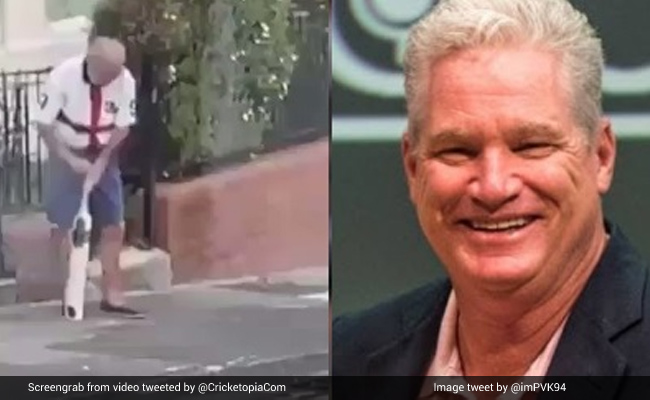 शख्स घर से निकल कर करने लगा बैटिंग प्रैक्टिस की नकल, डीन जोन्स ने इंग्लैंड पूर्व कप्तान को यूं किया ट्रोल..देखें Video