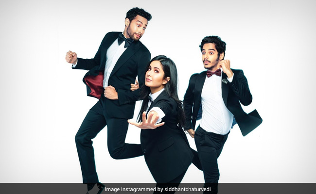 Katrina, Ishaan, Siddhant Make Pantsuits Look Way Cooler In <i>Phone Bhoot</i>