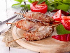 Chicken Malai Seekh Kebab