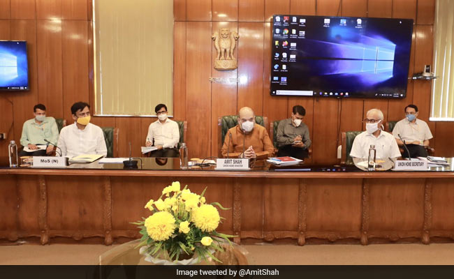 Home Minister Amit Shah Reviews Preparedness For Floods