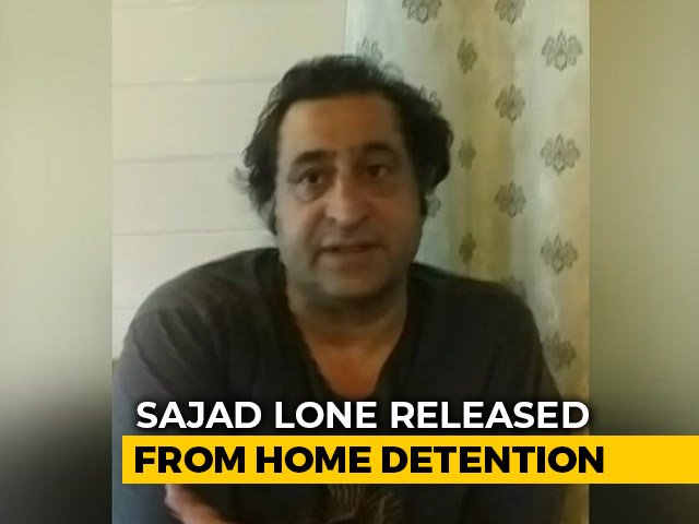 "5 Days Short Of A Year": J&K Politician Sajad Lone Freed From Detention