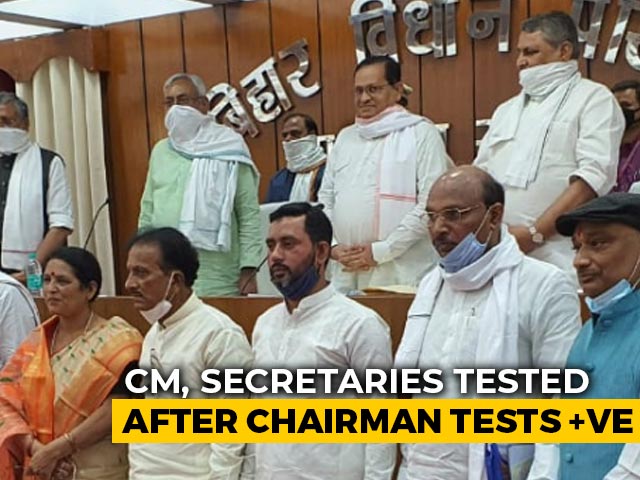 Nitish Kumar Sends Sample After He Sat Next To Leader Who Tested +ve