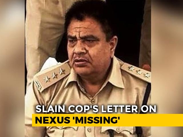 Damning Letter Of Cop Killed In UP Raid Emerges; Police Say "No Records"