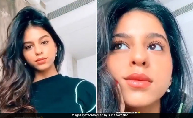 Suhana Khan Is Back On The Scene With Glossy Lips And Fluttery Lashes