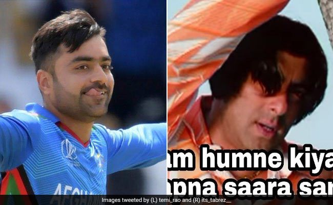 राशिद खान ने कहा- अफगानिस्तान जीतेगा वर्ल्डकप तभी करूंगा शादी, तो लोग बोले, आप सलमान खान के फैन हैं क्या..' राशिद खान ने कहा- अफगानिस्तान जीतेगा वर्ल्डकप तभी करूंगा शादी, तो लोग बोले, आप सलमान खान के फैन हैं क्या..'