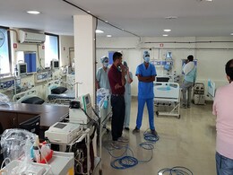 मध्य प्रदेश : कोरोना वॉरियर्स को अब घातक वायरस से बचाएगा 'एयर बबल' मध्य प्रदेश : कोरोना वॉरियर्स को अब घातक वायरस से बचाएगा 'एयर बबल'