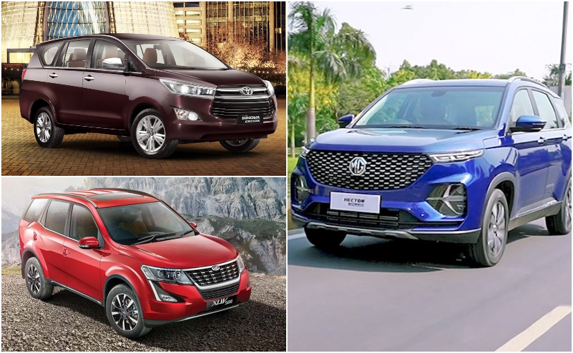 MG Hector Plus vs Toyota Innova Crysta vs Mahindra XUV500: Price Comparison