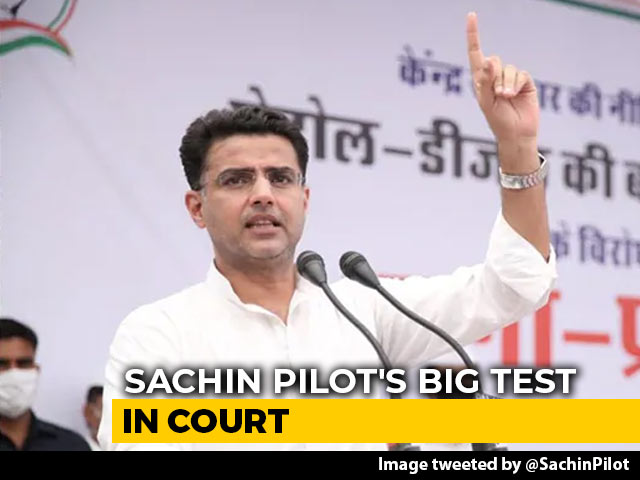 Sachin Pilot's Big Test In Rajasthan High Court Today