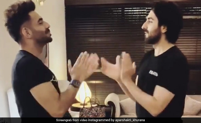 Ayushmann Khurrana Plays Childhood Game "<i>Aao Milo</i>" With Brother Aparshakti. See Their Hilarious Video
