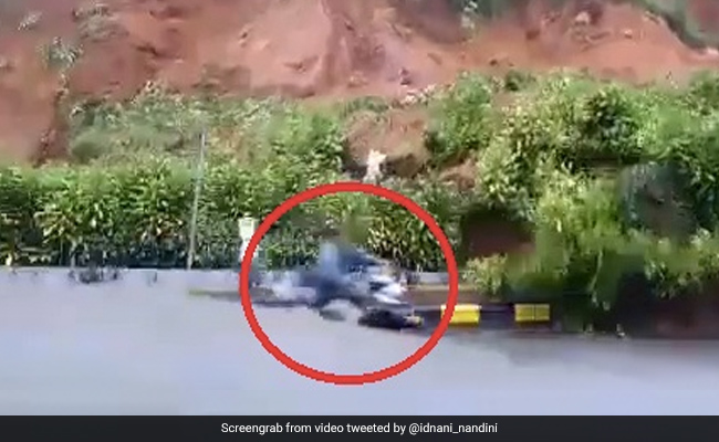 Caught On Camera: Man's Incredible Escape From Landslide