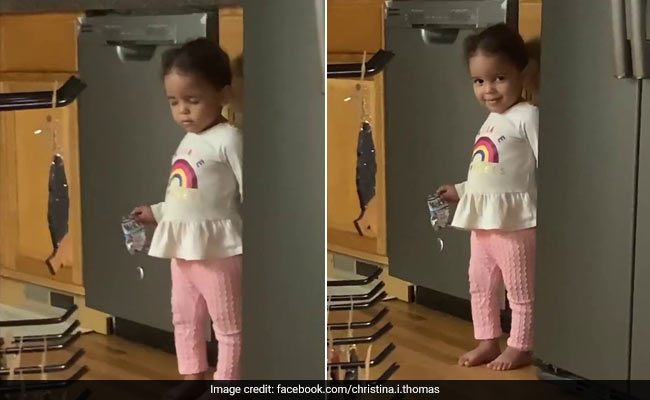 Girl Pretends To Sleep - Standing Up - When Caught Stealing Snacks. Watch