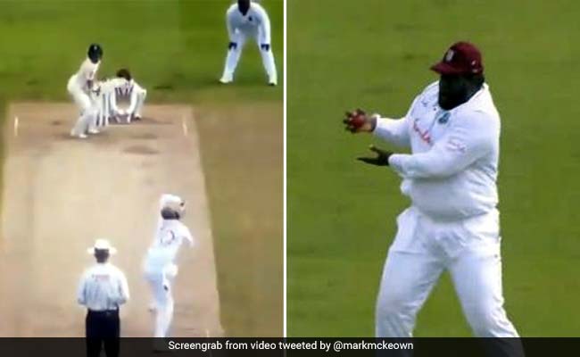 Eng Vs WI: 140 किलो के इस खिलाड़ी ने लिया ऐसा जबरदस्त कैच, देखते रह गए लोग... देखें Video