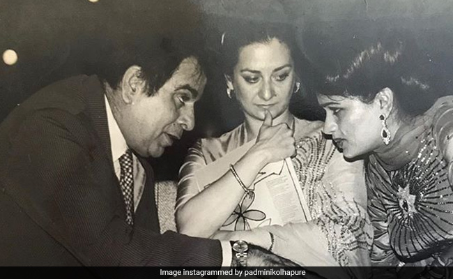 A Pic Of Dilip Kumar And Saira Banu From Padmini Kolhapure's Throwback <I>Khazana</i>