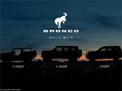 New Ford Bronco Teased Ahead Of Launch; Will Get Three Body Styles