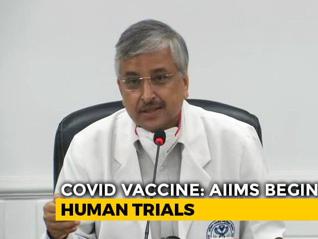 Coronavirus Vaccine Human Trial Begins, Result In 3 Months: AIIMS Head