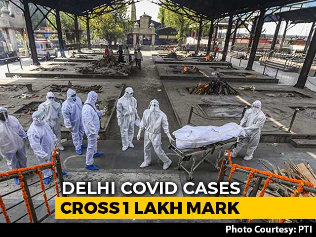 Delhi Coronavirus Tally Crosses 1 Lakh, Reports 1,379 Cases In A Day