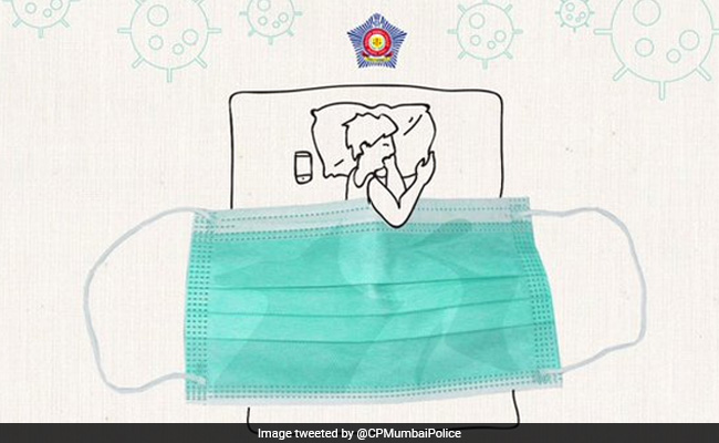 मुंबई पुलिस कमिश्नर ने बताया कैसे पहनना है मास्क, फोटो ट्वीट कर दी जानकारी