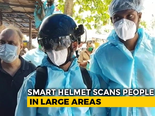 Mumbai Deploys 'Smart Helmets' To Screen For Coronavirus