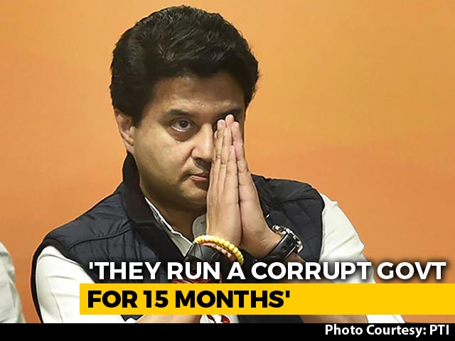 Congress Ran Government Like A "Business": Jyotiraditya Scindia
