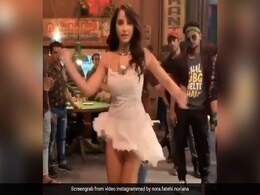 नोरा फतेही के डांस ने चलाया जादू, 'एक तो कम जिंदगानी' के BTS Video में दिखा एक्ट्रेस का जबरदस्त अंदाज नोरा फतेही के डांस ने चलाया जादू, 'एक तो कम जिंदगानी' के BTS Video में दिखा एक्ट्रेस का जबरदस्त अंदाज