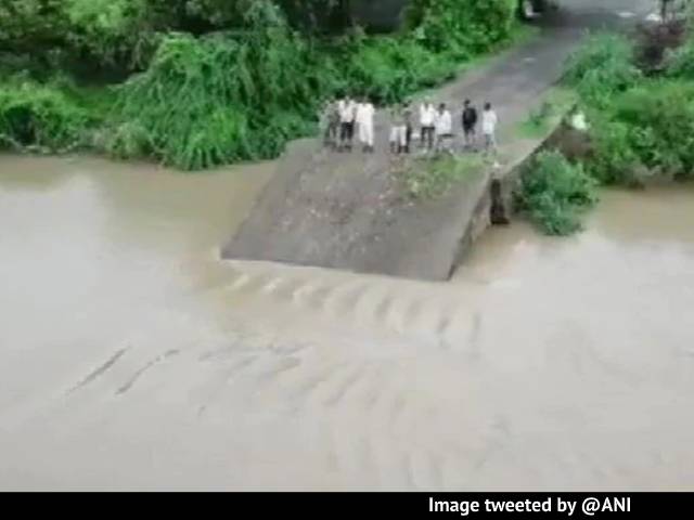 Dramatic Video Shows 30-Year-Old Gujarat Bridge Washed Away By Rain