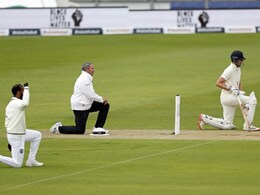 England, West Indies Take A Knee As International Cricket Resumes England, West Indies Take A Knee As International Cricket Resumes
