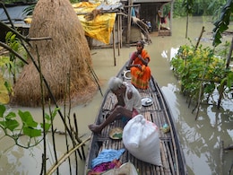 61 Dead, Over 34 Lakh People Affected In Assam Floods 61 Dead, Over 34 Lakh People Affected In Assam Floods