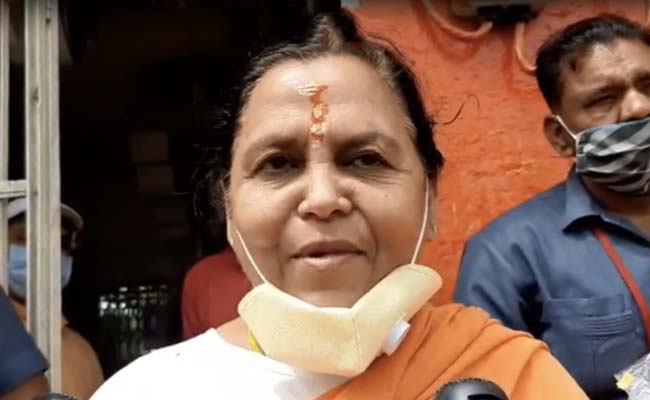 Uma Bharti, Covid +ve, Hospitalised, Says Wants To Appear For Babri Case