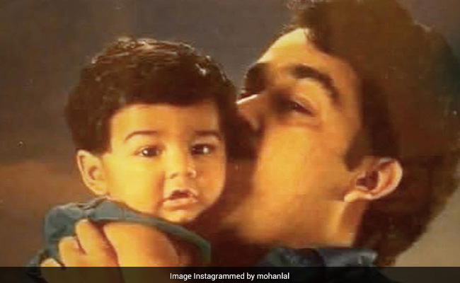 Here's How Superstar Mohanlal Wished Son Pranav On His Birthday